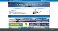 Desktop Screenshot of hellenicshippingnews.com